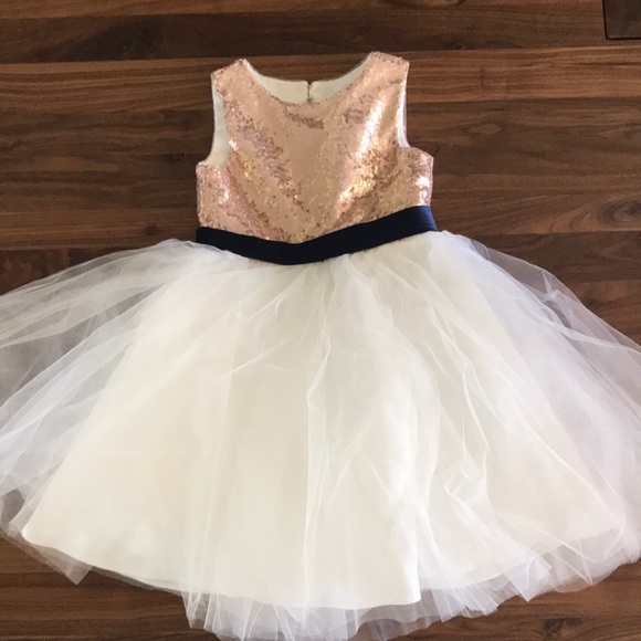 white sparkly flower girl dresses